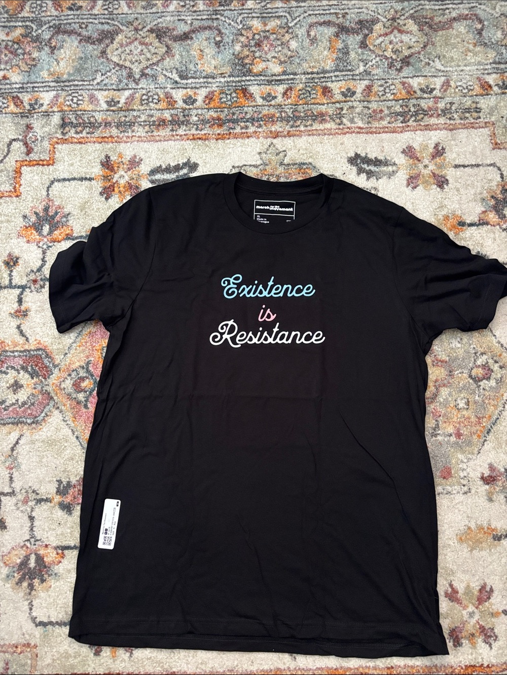 XL Existence is Resistance T shirt Unisex